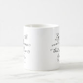 Sei still und weiß - Psalm 46:10 Kaffeetasse (Mittel)