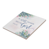 Sei still und weißt, dass ich Gott bin, S 46:10 Fliese (Seite)