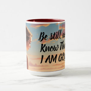 Sei still und wisse, dass ich Gott bin, individuel Tasse