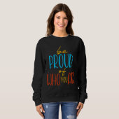 Sei stolz auf dich selbst sweatshirt (Vorne ganz)