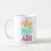 Sei stolz - Retro-Tasse Kaffeetasse (Links)