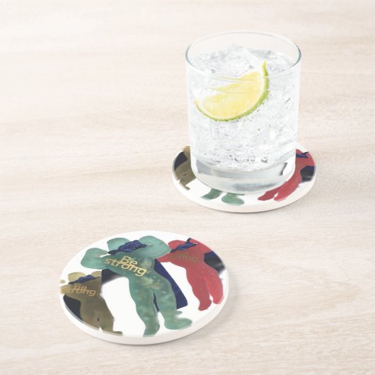 Sei Strong Sandstone Untersetzer (Seite)