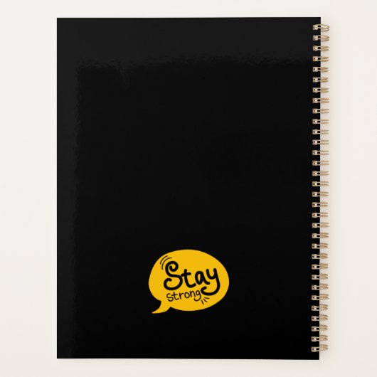 Sei Stronge Creative Calendar Planer Notebook (Rückseite)