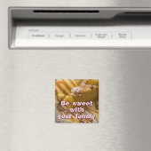 Sei süß mit deiner Familie Magnet (In Situ (Geschirrspüler))