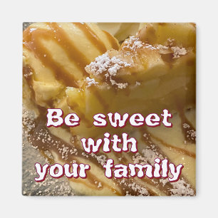 Sei süß mit deiner Familie Magnet