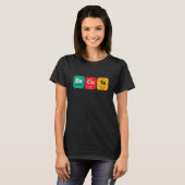Sei süß mit lustiger Periodentafel der Elemente T-Shirt (Vorne ganz)