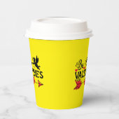 Sei T - Shirt meines Valentins Pappbecher (Links)