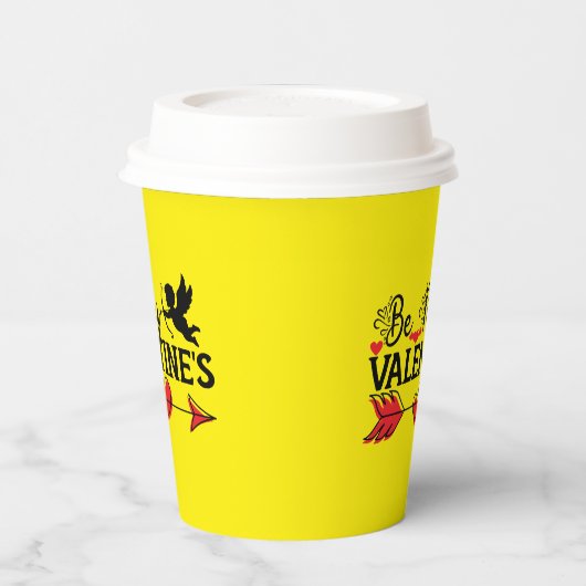 Sei T - Shirt meines Valentins Pappbecher (Links)