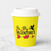 Sei T - Shirt meines Valentins Pappbecher (Rückseite)