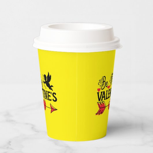 Sei T - Shirt meines Valentins Pappbecher (Rechts)