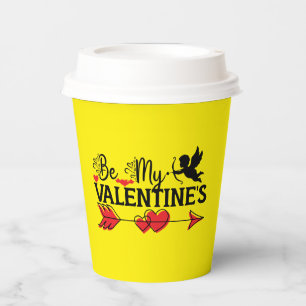 Sei T - Shirt meines Valentins Pappbecher