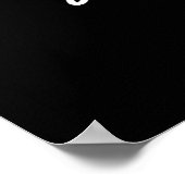 Sei tapfer beim Einnehmen Poster (Ecke)