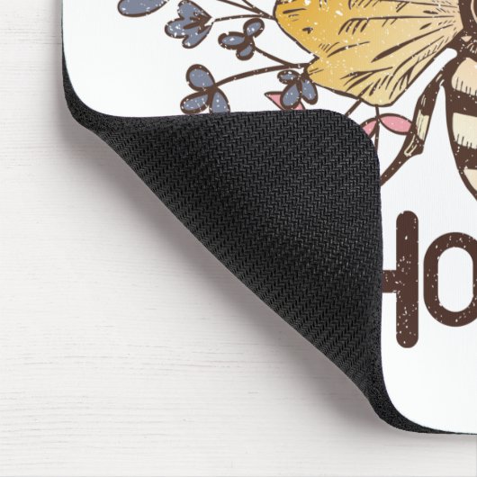 Sei tapfer Honey Bee Mousepad (Ecke)