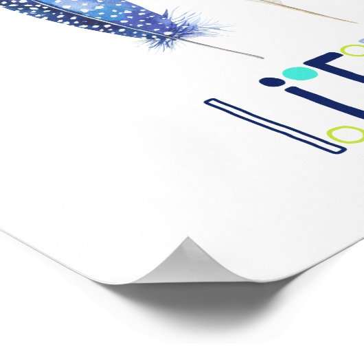 Sei tapfer kleine Kunstdrucke Poster (Ecke)