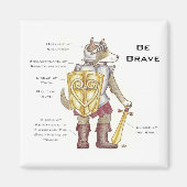 Sei tapfer Magnet (Vorne)