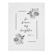 Sei tapfer - Poster Print (Vorderseite)