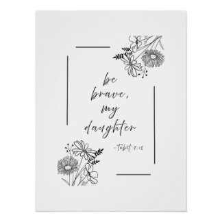 Sei tapfer - Poster Print