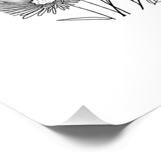 Sei tapfer - Poster Print (Ecke)