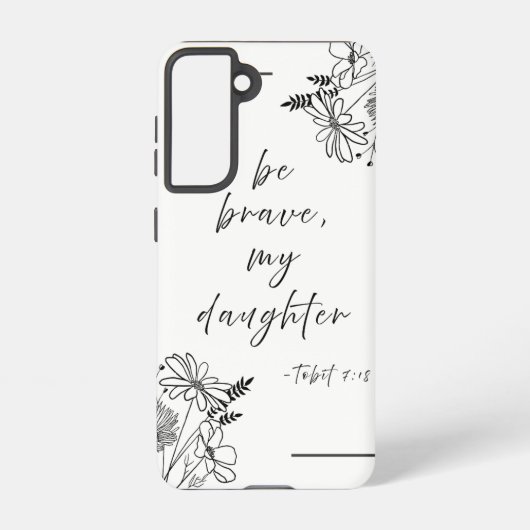 Sei tapfer - Samsung Case Samsung Galaxy Hülle (Rückseite)