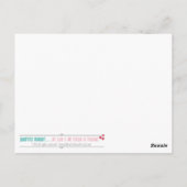 Sei tapfer! Sei mutig! Sei schnell. Motivierend Zi Postkarte (Rückseite)