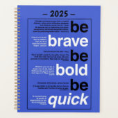 Sei tapfer, sei mutig, sei schneller Planer (Vorderseite)