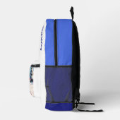 Sei tapfer, sei sicher, sei abenteuerlich bedruckter rucksack (Rechts)