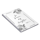 Sei tapfer - SpiralNotebook Notizblock (Rechte Seite)