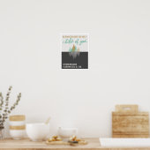 Sei tapfer, weil 11"x14" Art Print II Poster (Küche)