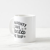 Sei unartig kaffeetasse (Vorderseite Links)