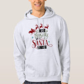 Sei unartig, Rett Santa The Trip - Funny Christmas Hoodie (Vorderseite)