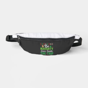 Sei unartig, rette Santa, lustiges Weihnachten SVG Bauchtasche