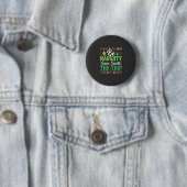 Sei unartig, rette Weihnachtsmann Lustiges Weihnac Button (Beispiel)