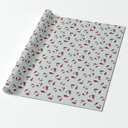 Sei unartiger Weihnachtsmann Geschenkpapier (Ungerollt)