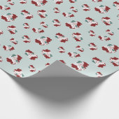 Sei unartiger Weihnachtsmann Geschenkpapier (Ecke)
