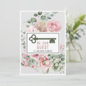 Sei unser Gast | Ausfüllen des Party zur Aufwärmun Einladung (Stehend Vorderseite)