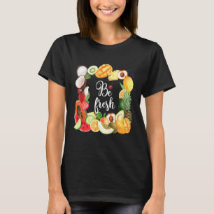 Sei Veganes Obst Cooler vegetarischer Bauer T-Shirt