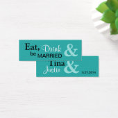 Sei Verheiratet Small Favor Tag - Aqua (Schreibtisch)