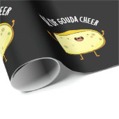 Sei von Gouda Cheer Funny Chee Pun Dark BG Geschenkpapier (Rolleneckpunkt)