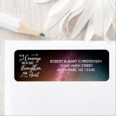 Sei von gutem Mut - Etikett Psalm 31:24 (Insitu)