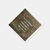 Sei von gutem Mut - Psalm 31:24 Serviette (Ecke)