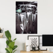 Sei vorsichtig da draußen poster (Heimbüro)