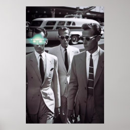 Sei vorsichtig da draußen poster