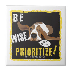 Sei vorsichtig, priorisiere! fliese