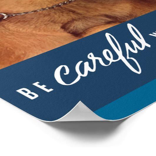 Sei vorsichtig, was du sagst oder schreibst! poster (Ecke)