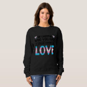 Sei vorsichtig, wen du hasst, es könnte jemand sei sweatshirt (Vorne ganz)