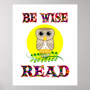 Sei weise lesen poster