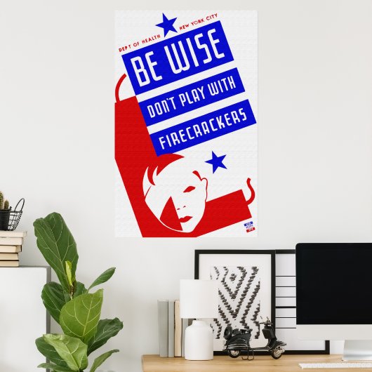 Sei weise Poster (Heimbüro)