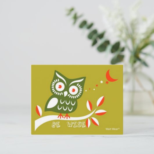 Sei weise postkarte (Stehend Vorderseite)