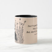 Sei, wer du bist, Mädchen, Katzen bardomania beige Tasse (Zentrum)