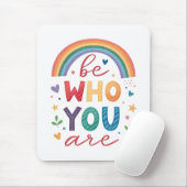 Sei, wer du bist mousepad (Mit Mouse)